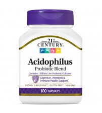 Комплекс пробіотиків 21st Century Acidophilus Probiotic Blend 100caps
